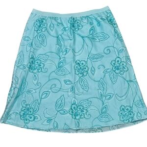 Spring Skirt With Beaded Embellishment